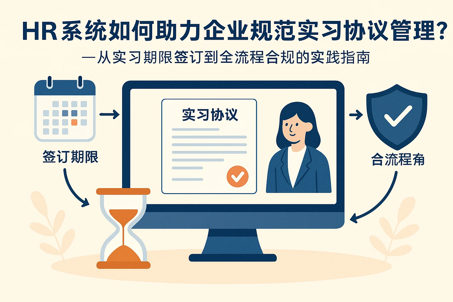HR系统如何助力企业规范实习协议管理？——从实习期限签订到全流程合规的实践指南