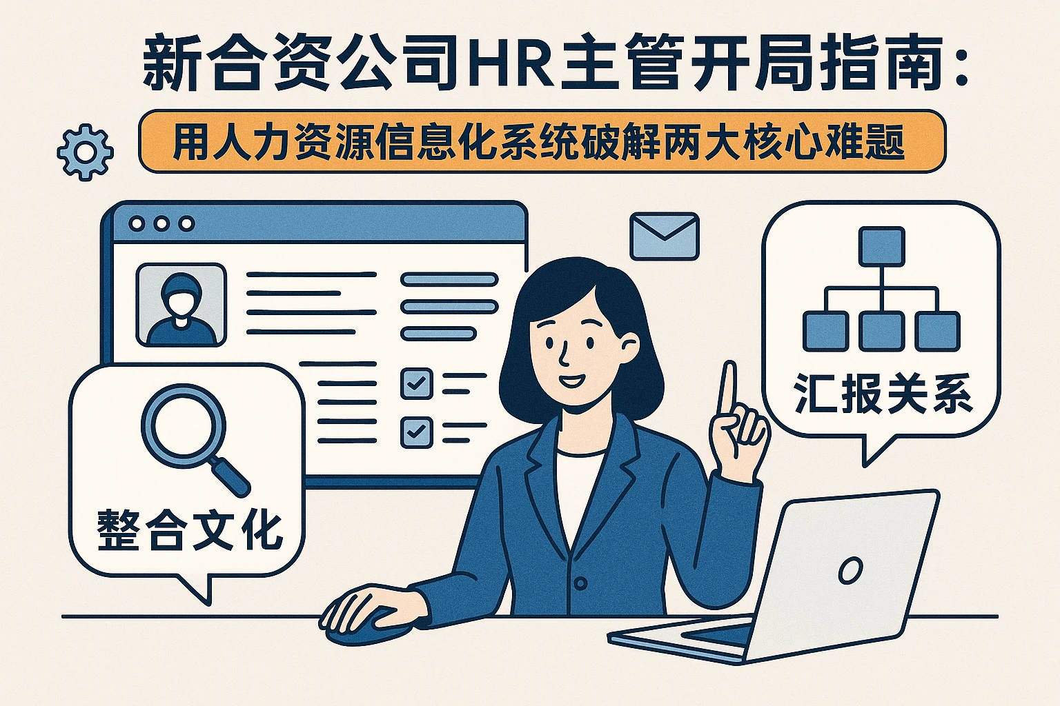 新合资公司HR主管开局指南：用人力资源信息化系统破解两大核心难题