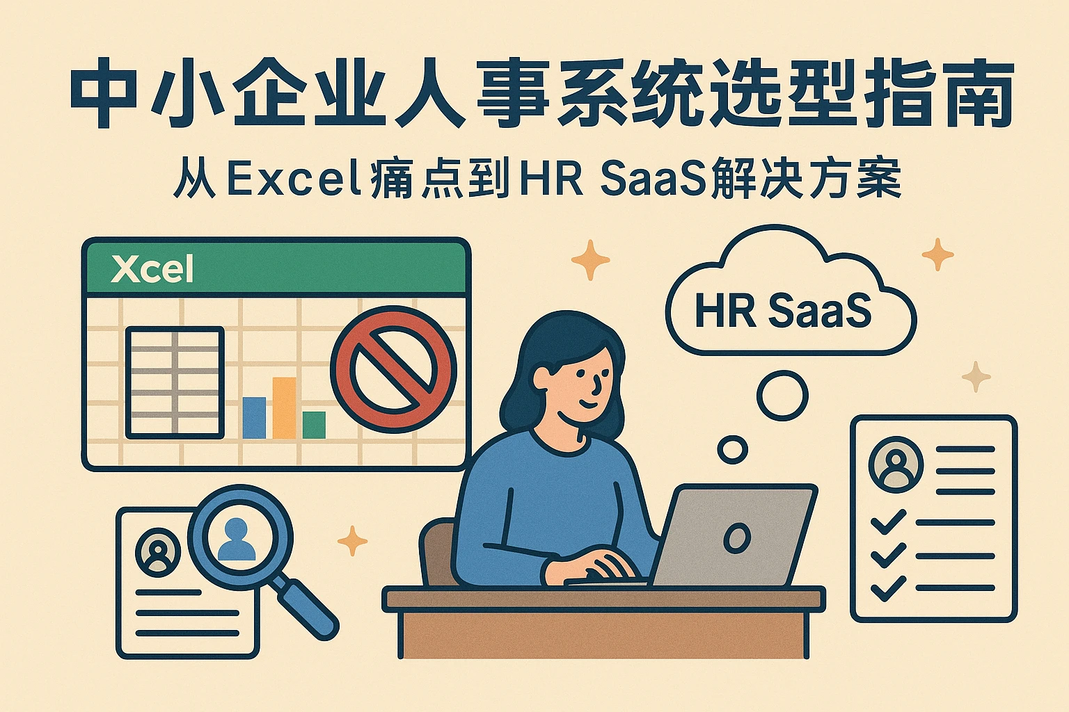 中小企业人事系统选型指南：从Excel痛点到HR SaaS解决方案