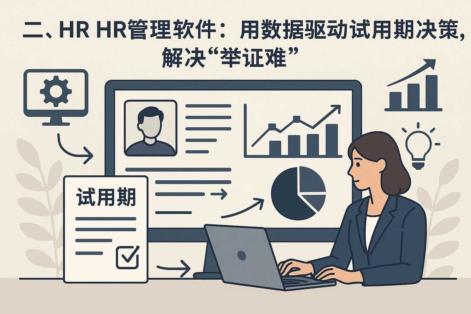 二、HR管理软件：用数据驱动试用期决策，解决“举证难”