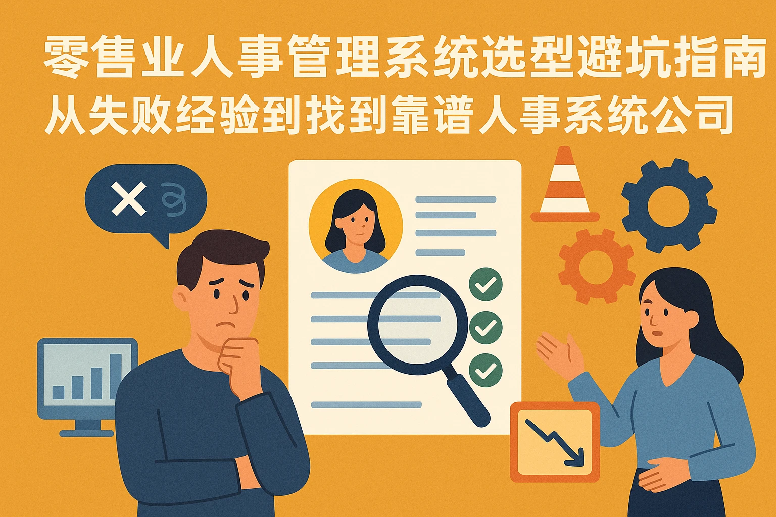 零售业人事管理系统选型避坑指南：从失败经验到找到靠谱人事系统公司