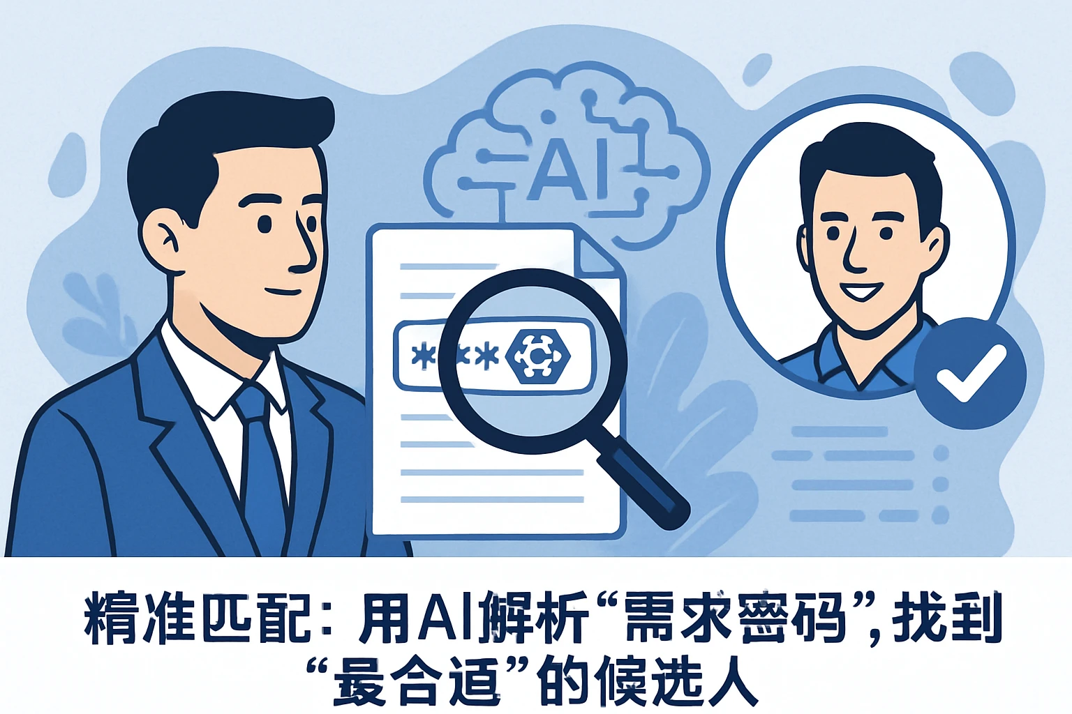 1. 精准匹配：用AI解析“需求密码”，找到“最合适”的候选人