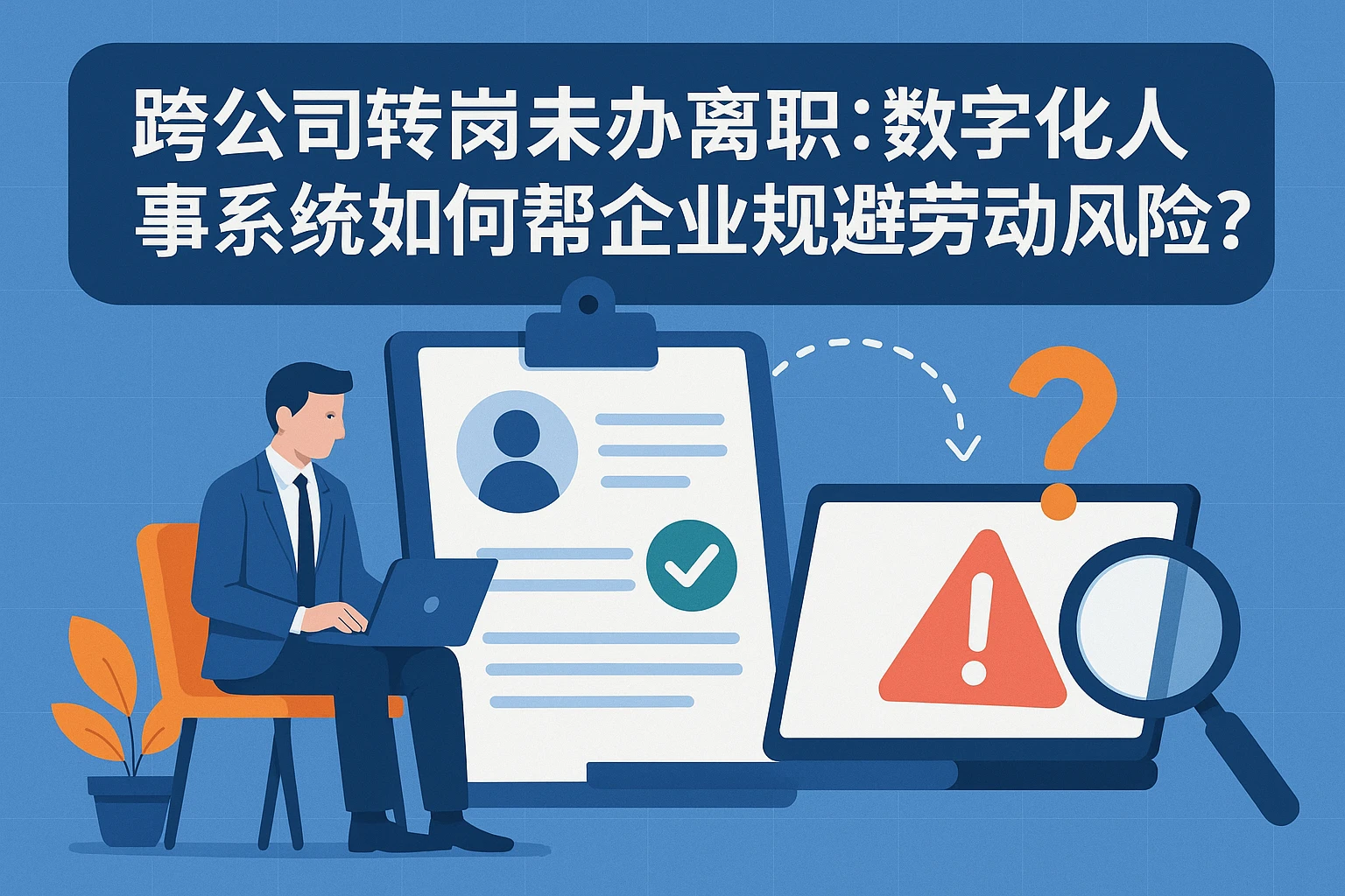 “跨公司转岗未办离职：数字化人事系统如何帮企业规避劳动关系风险？”