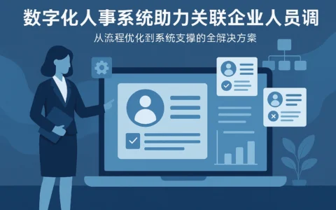 数字化人事系统助力关联企业人员调整：从流程优化到系统支撑的全解决方案