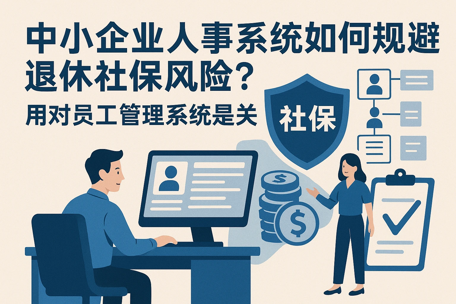 中小企业人事系统如何规避退休社保风险？用对员工管理系统是关键