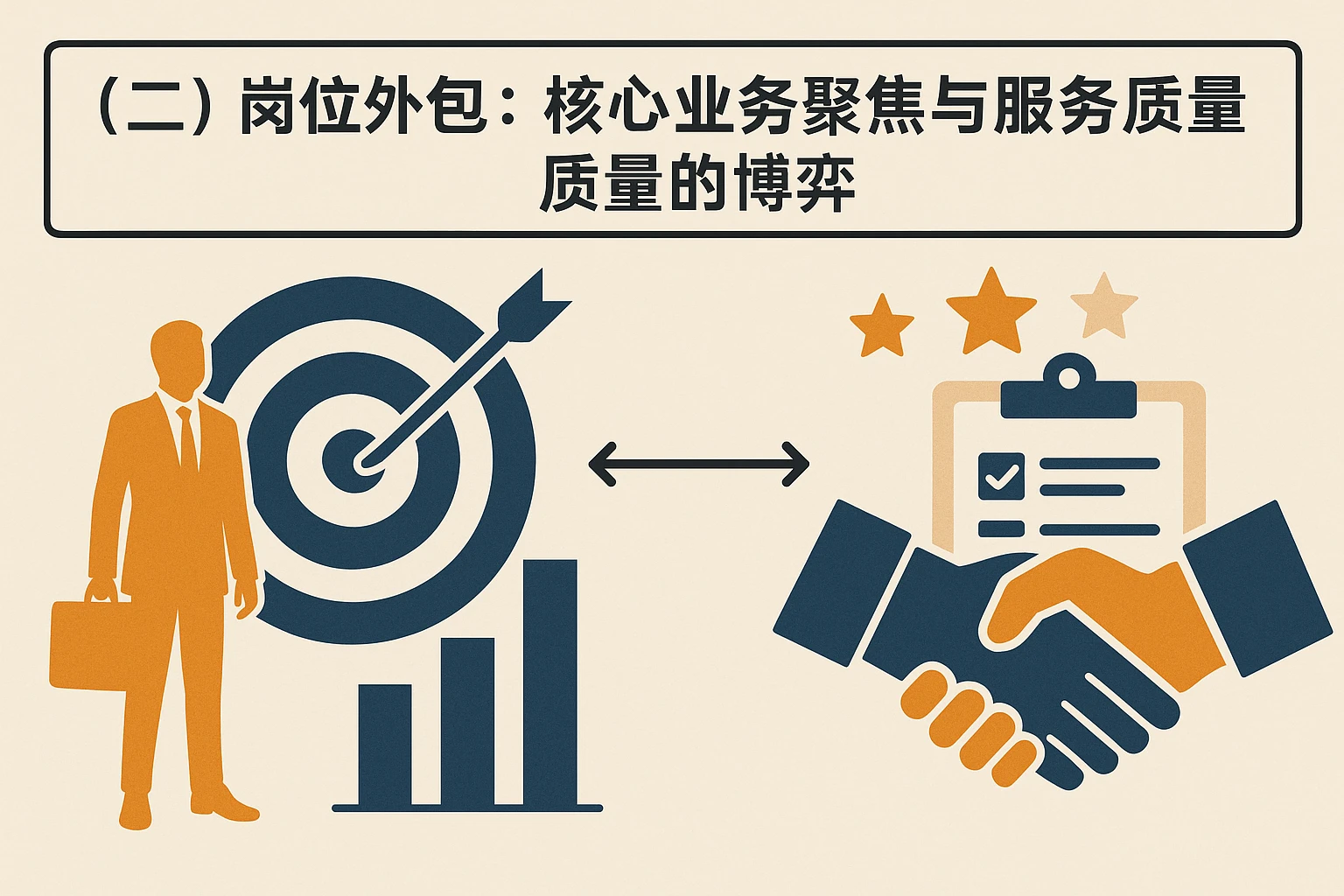 （二）岗位外包：核心业务聚焦与服务质量的博弈