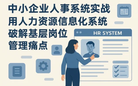 中小企业人事系统实战：用人力资源信息化系统破解基层岗位管理痛点