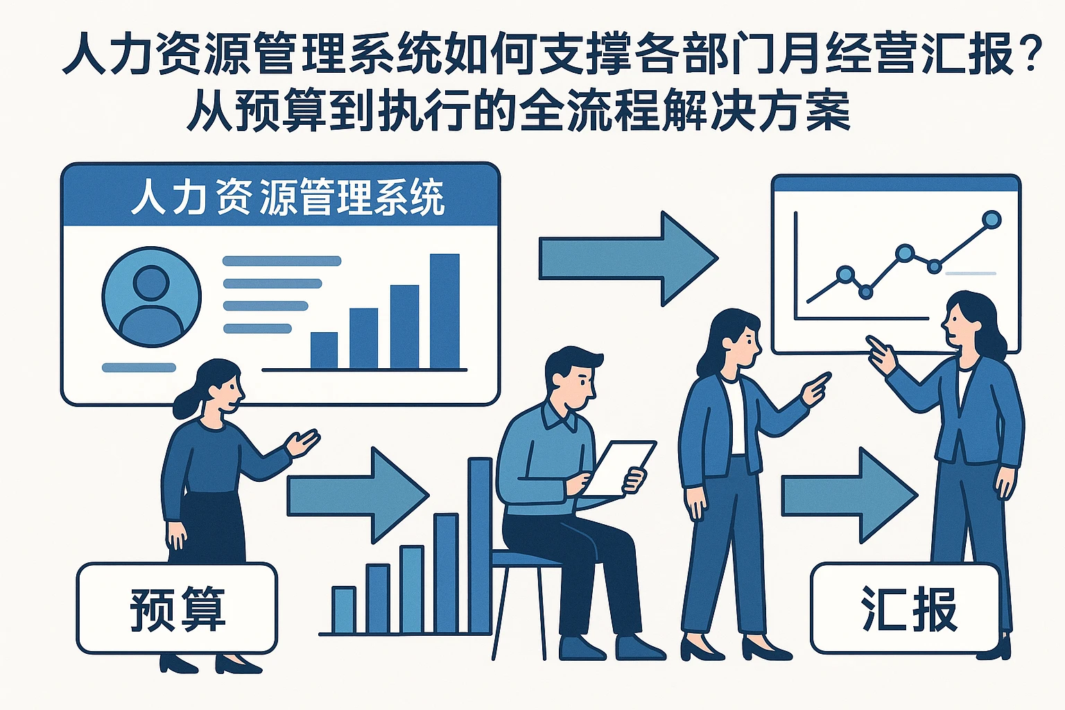 人力资源管理系统如何支撑各部门月经营汇报？从预算到执行的全流程解决方案