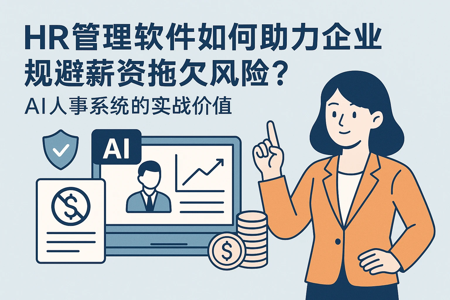 HR管理软件如何助力企业规避薪资拖欠风险？AI人事系统的实战价值