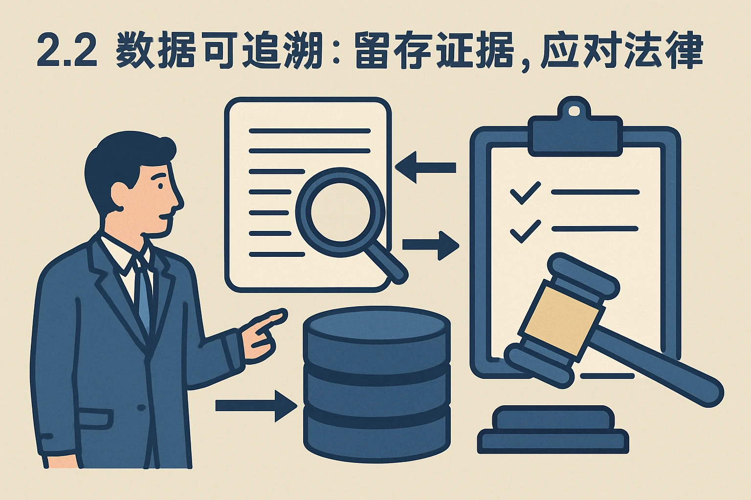 2.2 数据可追溯：留存证据，应对法律纠纷