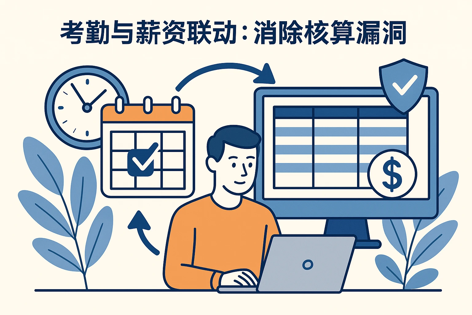 1. 考勤与薪资联动:消除核算漏洞