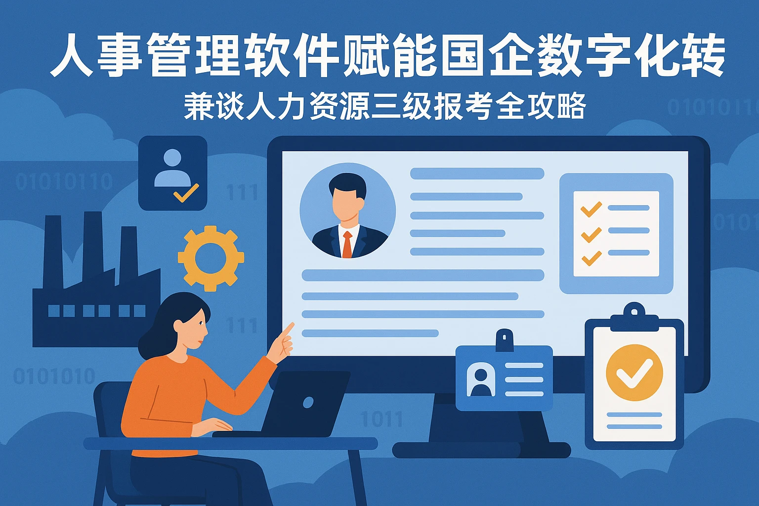 人事管理软件赋能国企数字化转型：兼谈人力资源三级报考全攻略