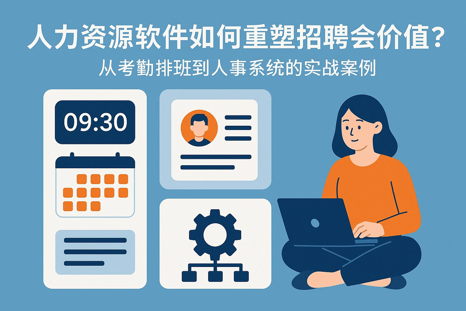 人力资源软件如何重塑招聘会价值？从考勤排班到人事系统的实战案例