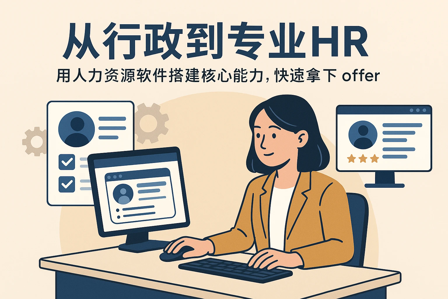 从行政到专业HR：用人力资源软件搭建核心能力，快速拿下offer