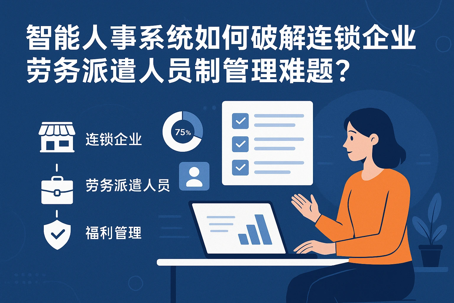 智能人事系统如何破解连锁企业劳务派遣人员福利管理难题？