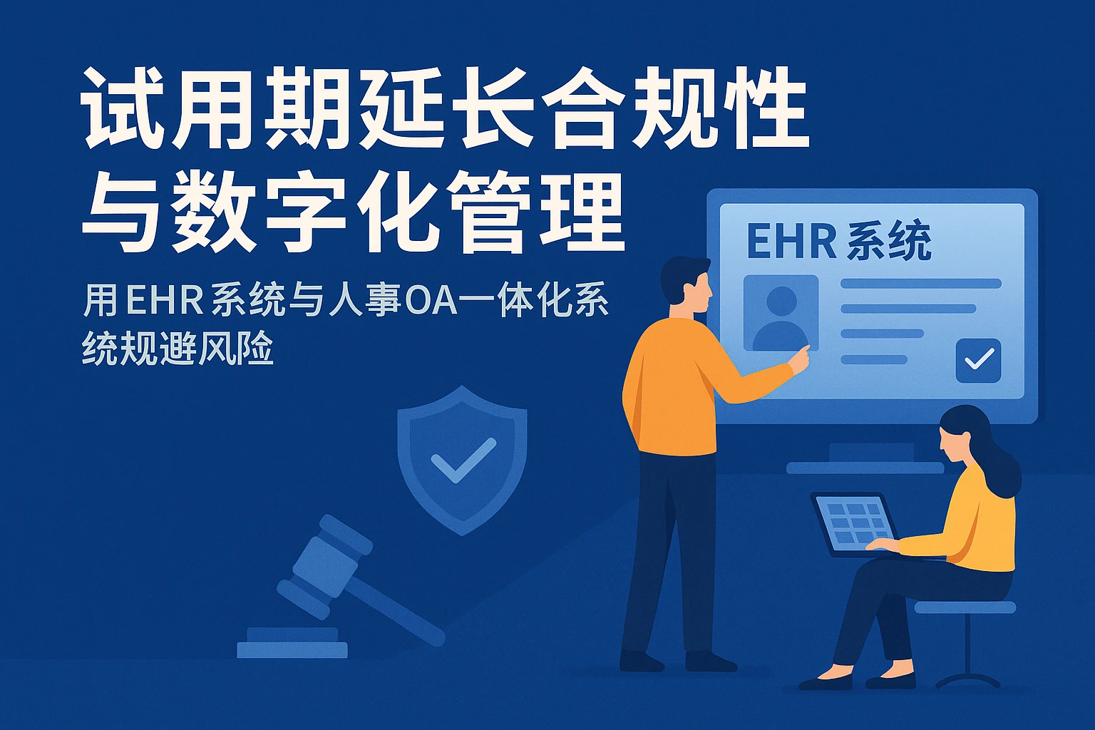 试用期延长合规性与数字化管理：用EHR系统与人事OA一体化系统规避风险