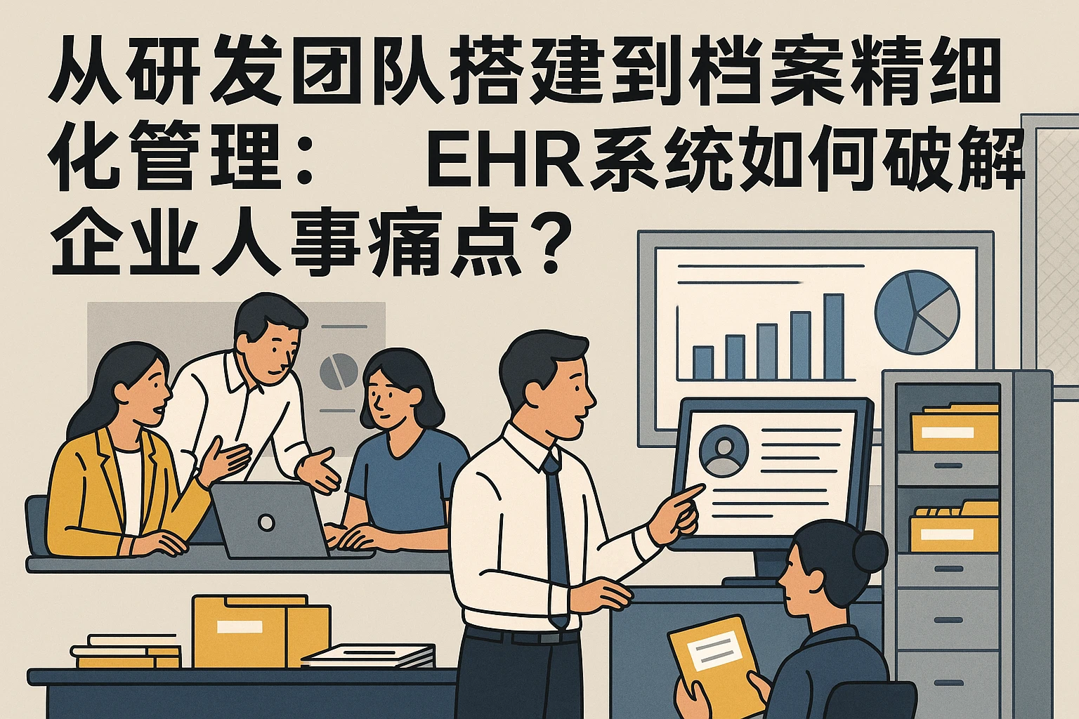 从研发团队搭建到档案精细化管理：EHR系统如何破解企业人事痛点？
