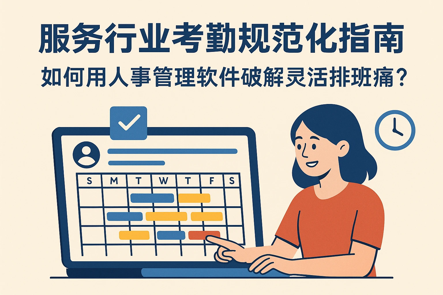 服务行业考勤规范化指南：如何用人事管理软件破解灵活排班痛点？