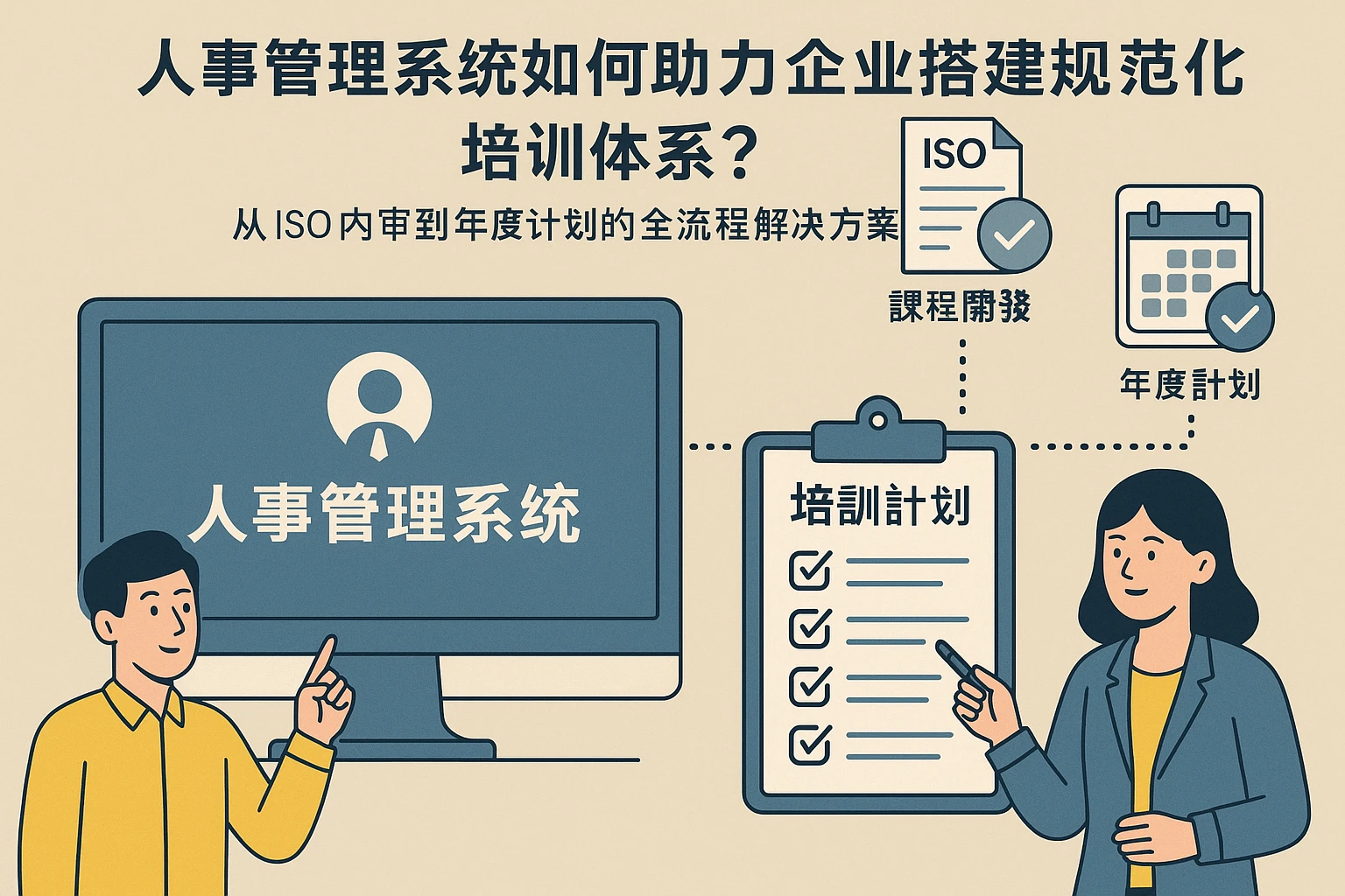人事管理系统如何助力企业搭建规范化培训体系？从ISO内审到年度计划的全流程解决方案