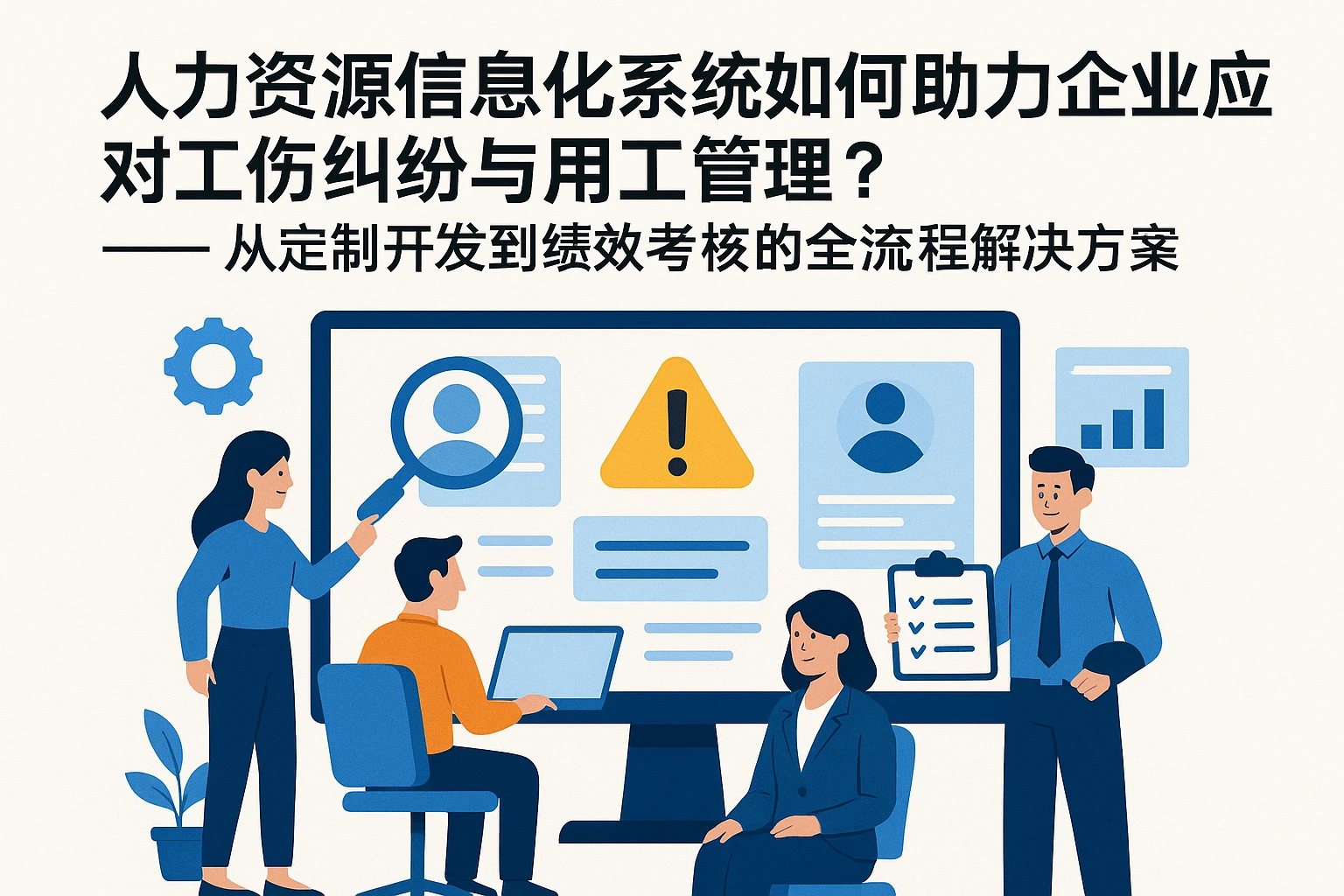 人力资源信息化系统如何助力企业应对工伤纠纷与用工管理？——从定制开发到绩效考核的全流程解决方案