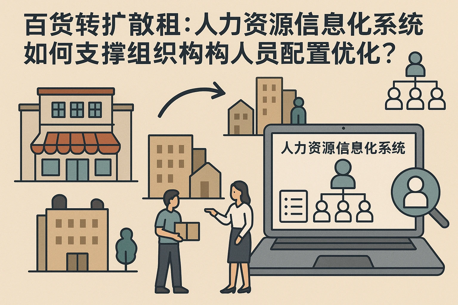 百货商场转型散租：人力资源信息化系统如何支撑组织架构与人员配置优化？