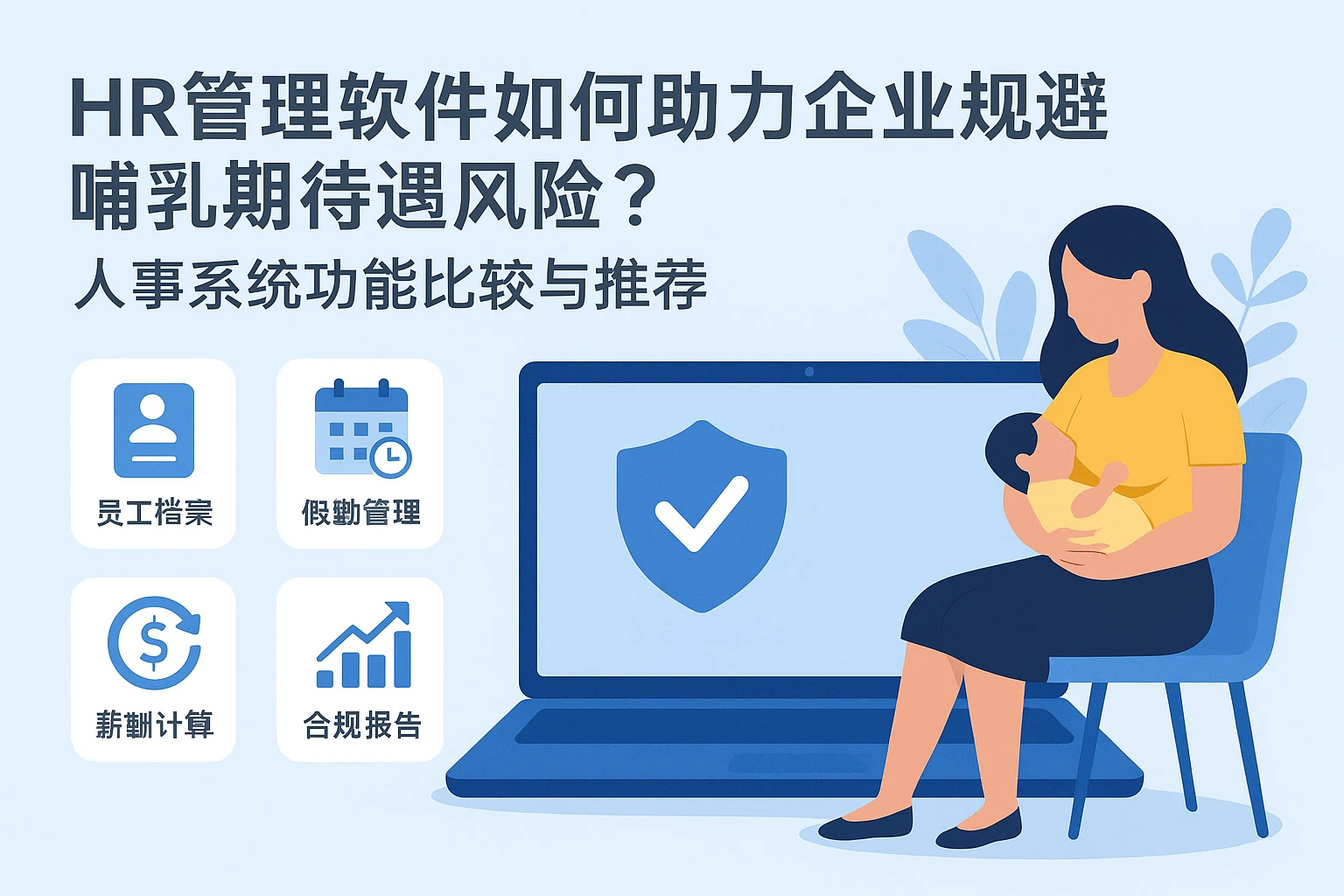 HR管理软件如何助力企业规避哺乳期待遇风险？人事系统功能比较与推荐