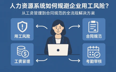 人力资源系统如何规避企业用工风险？从工资管理到合同规范的全流程解决方案