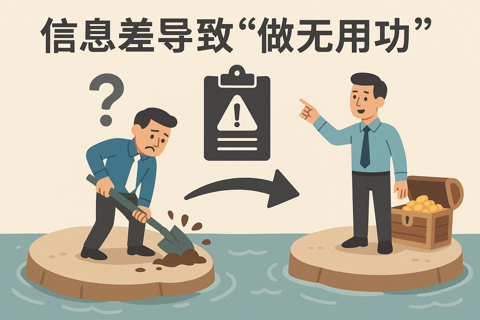 2. 信息差导致“做无用功”