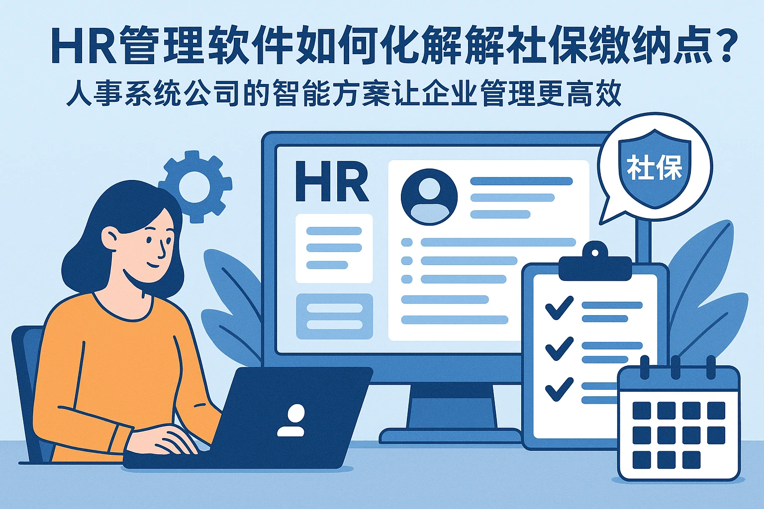 HR管理软件如何化解社保缴纳痛点？人事系统公司的智能方案让企业管理更高效