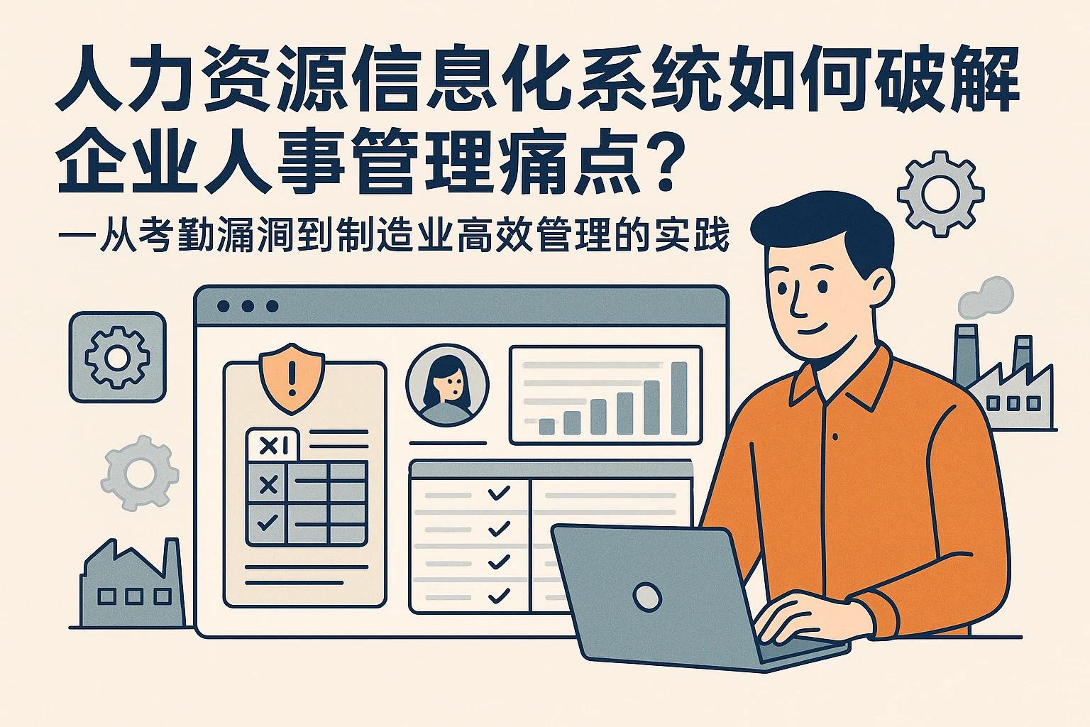 人力资源信息化系统如何破解企业人事管理痛点？——从考勤漏洞到制造业高效管理的实践