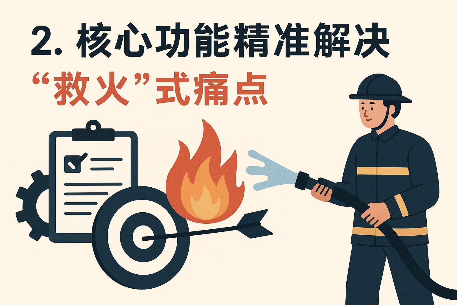 2. 核心功能精准解决“救火”式痛点