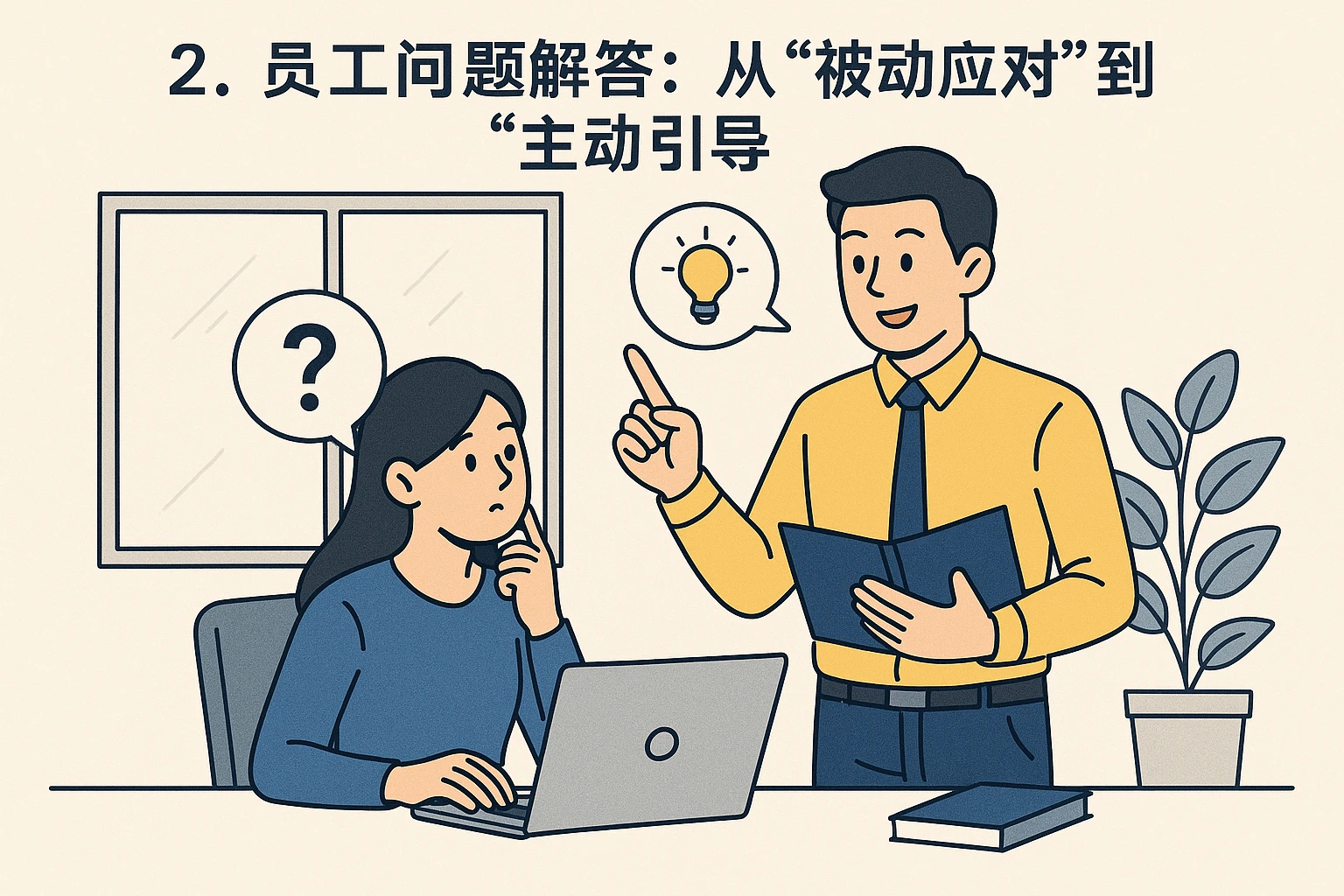 2. 员工问题解答：从“被动应对”到“主动引导”