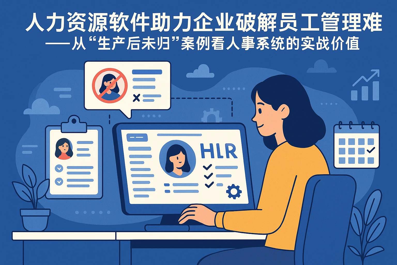 人力资源软件助力企业破解员工管理难题——从“生产后未归”案例看人事系统的实战价值