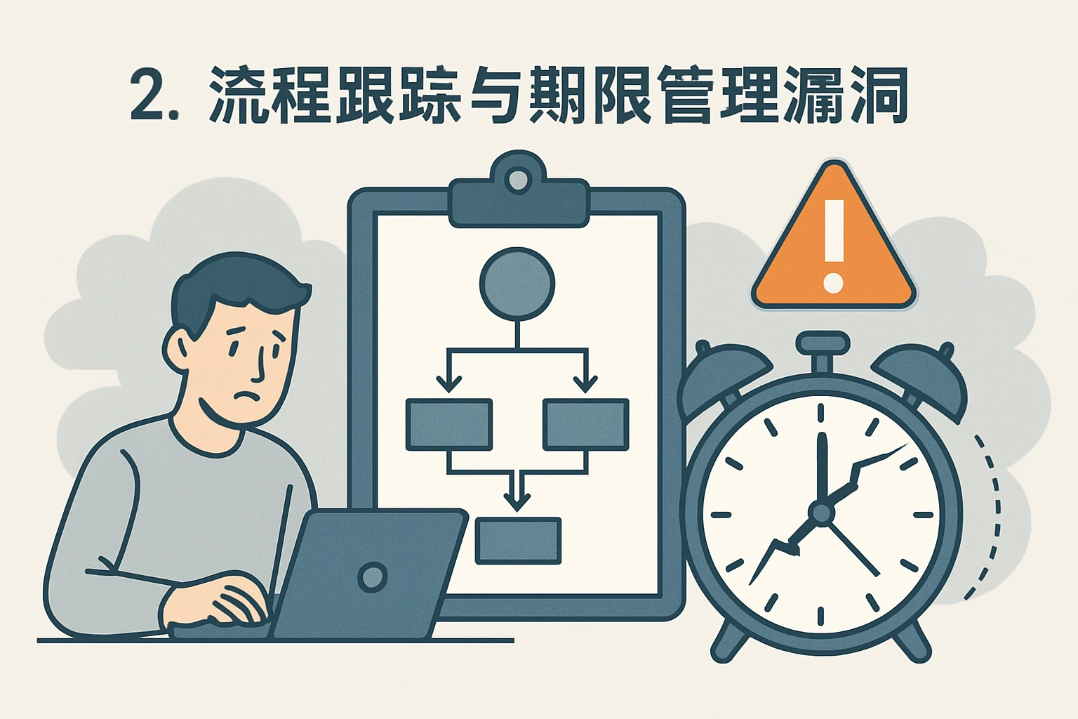 2. 流程跟踪与期限管理漏洞