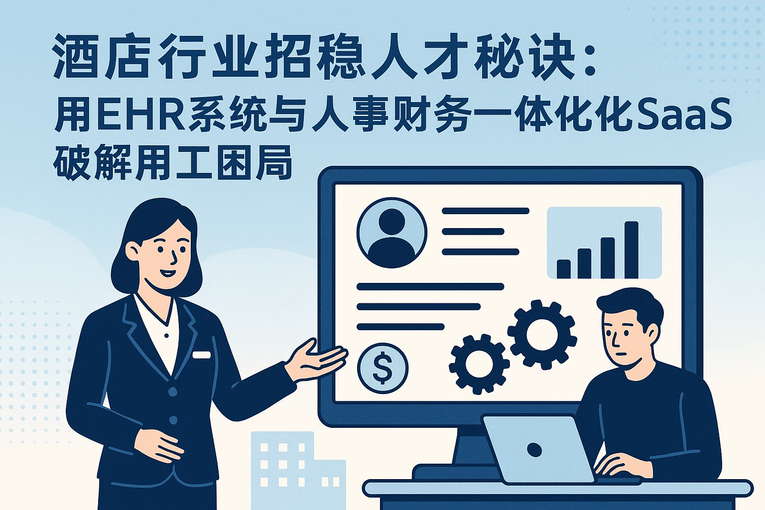 酒店行业招稳人才秘诀：用EHR系统与人事财务一体化SaaS破解用工困局
