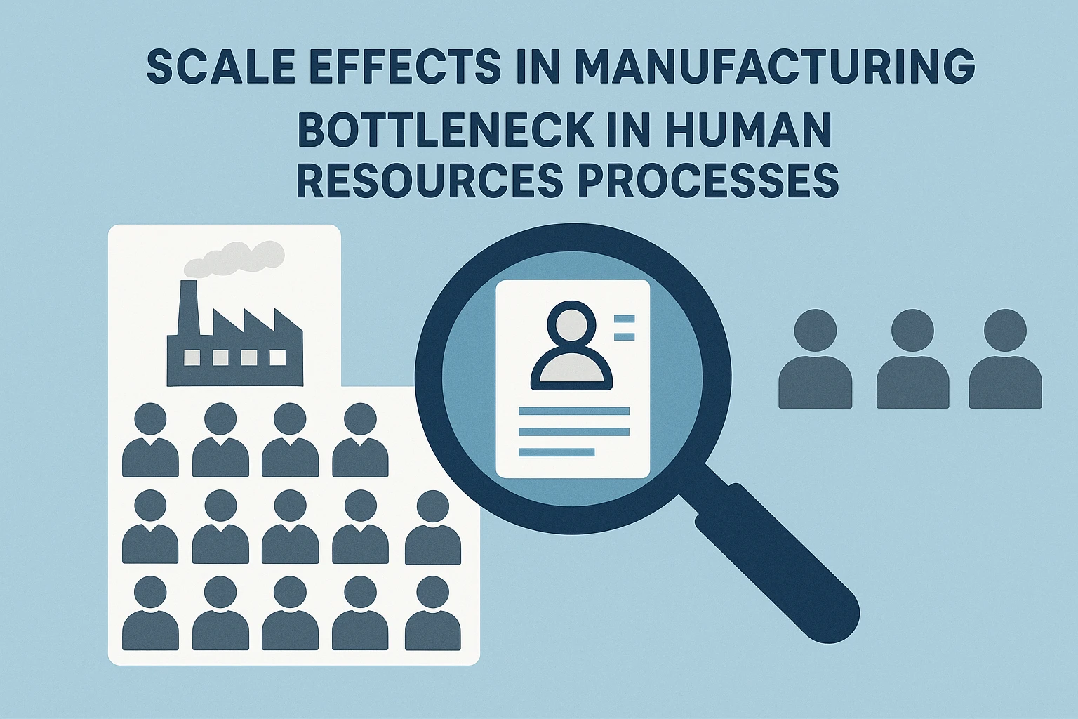 2. 制造业的“规模化”放大效应：人事流程的效率瓶颈