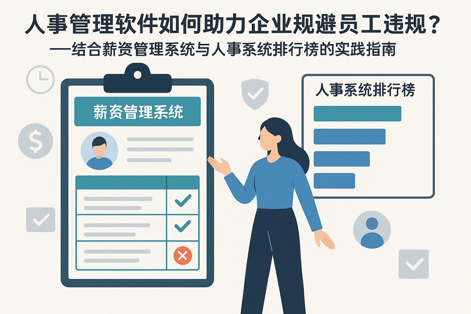 人事管理软件如何助力企业规避员工违规？——结合薪资管理系统与人事系统排行榜的实践指南