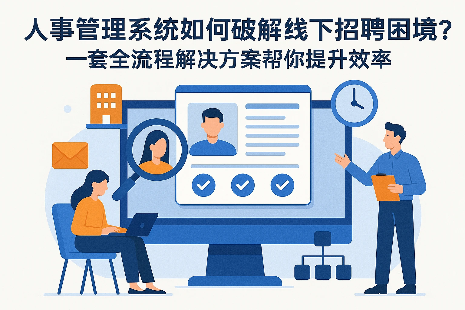 人事管理系统如何破解线下招聘困境？一套全流程解决方案帮你提升效率