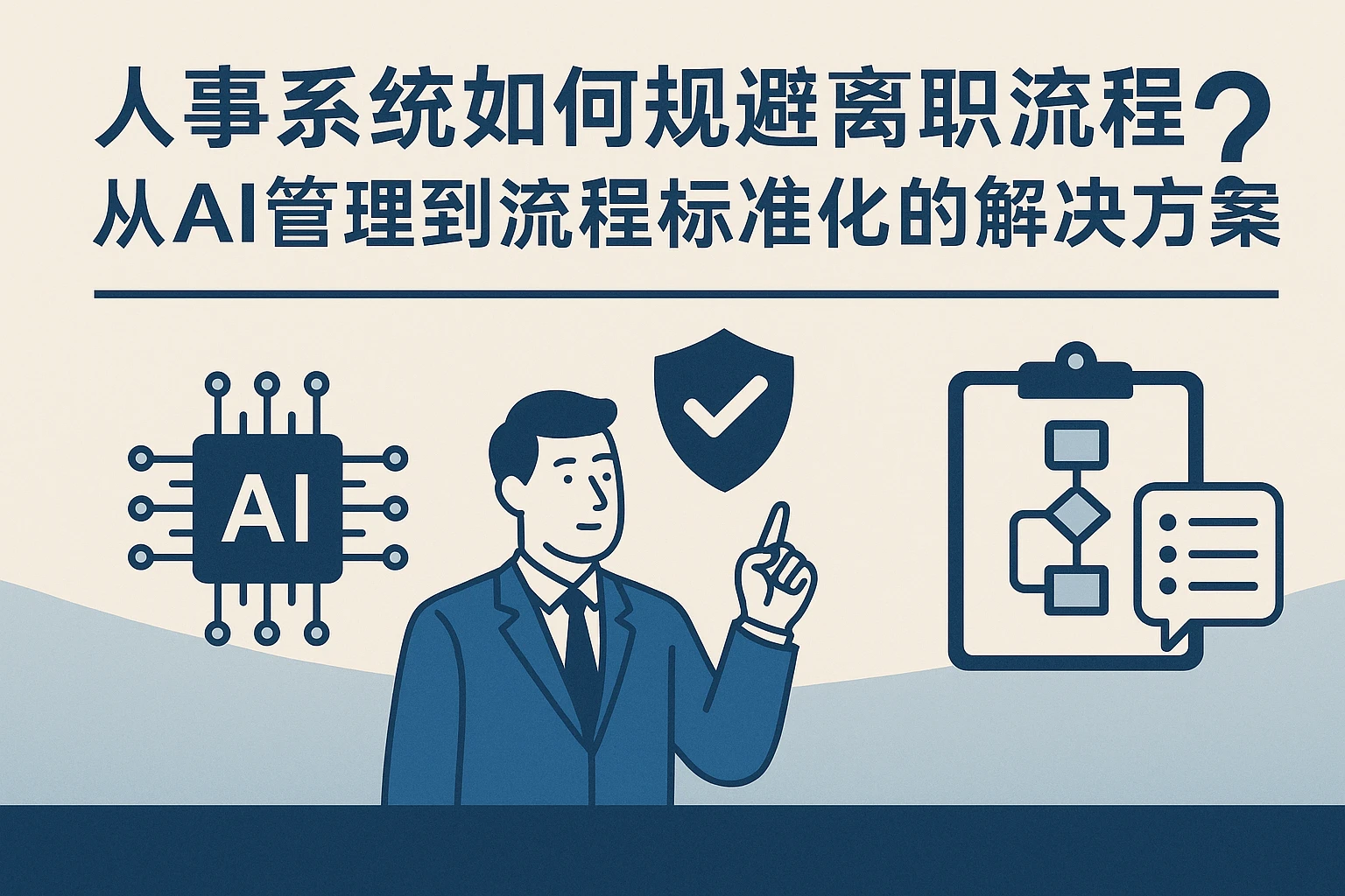 人事系统如何规避离职流程风险？从AI管理到流程标准化的解决方案