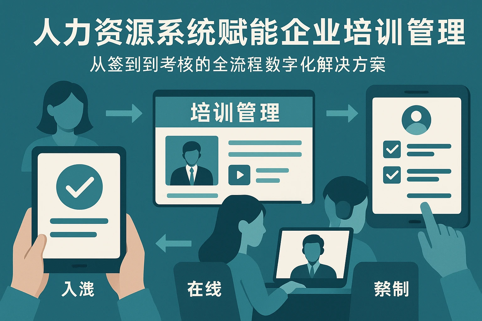 人力资源系统赋能企业培训管理：从签到到考核的全流程数字化解决方案