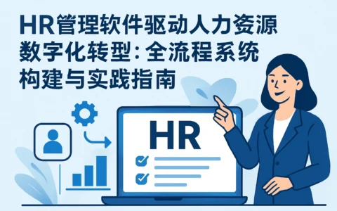 HR管理软件驱动人力资源数字化转型：全流程系统构建与实践指南