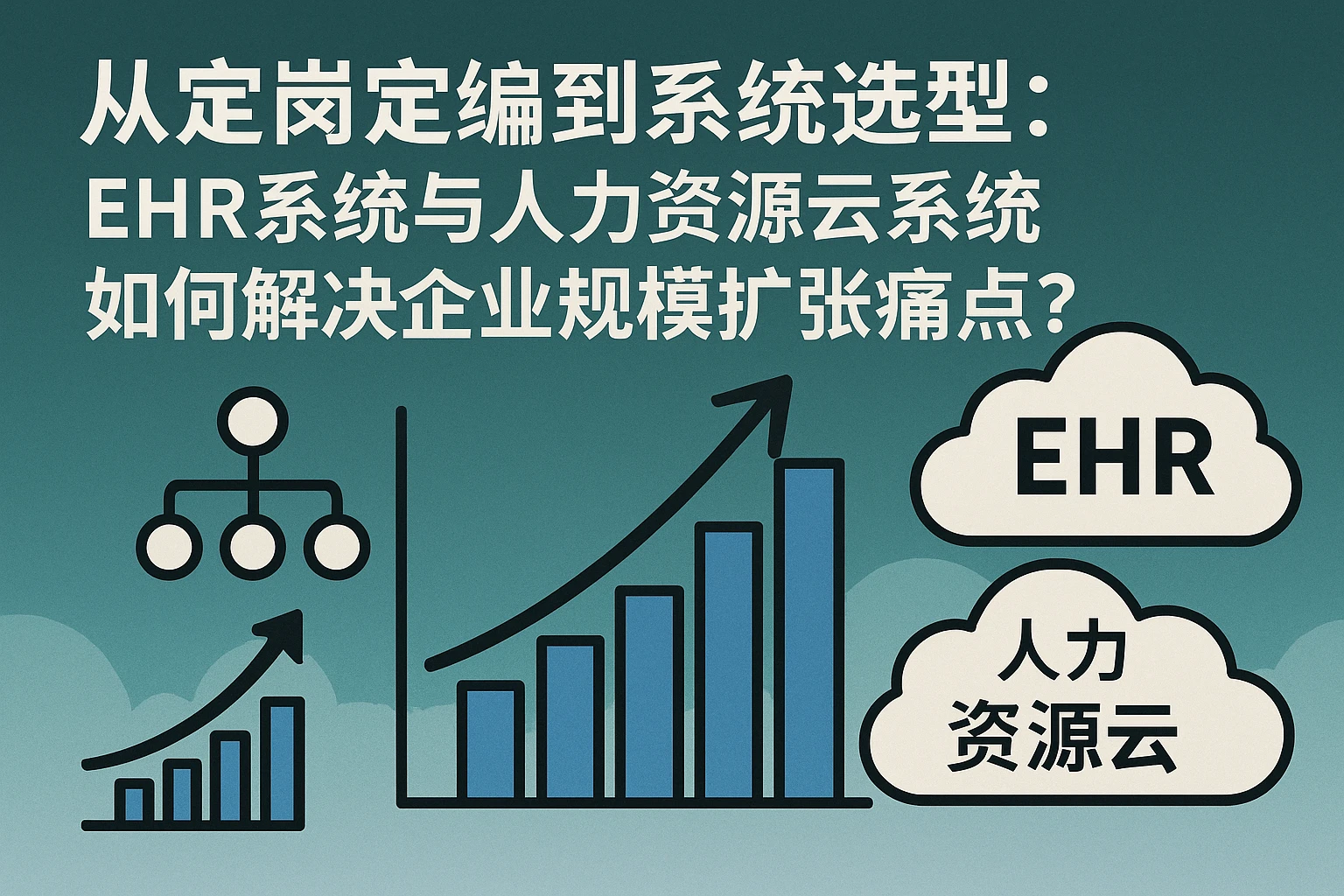 从定岗定编到系统选型：EHR系统与人力资源云系统如何解决企业规模扩张痛点？