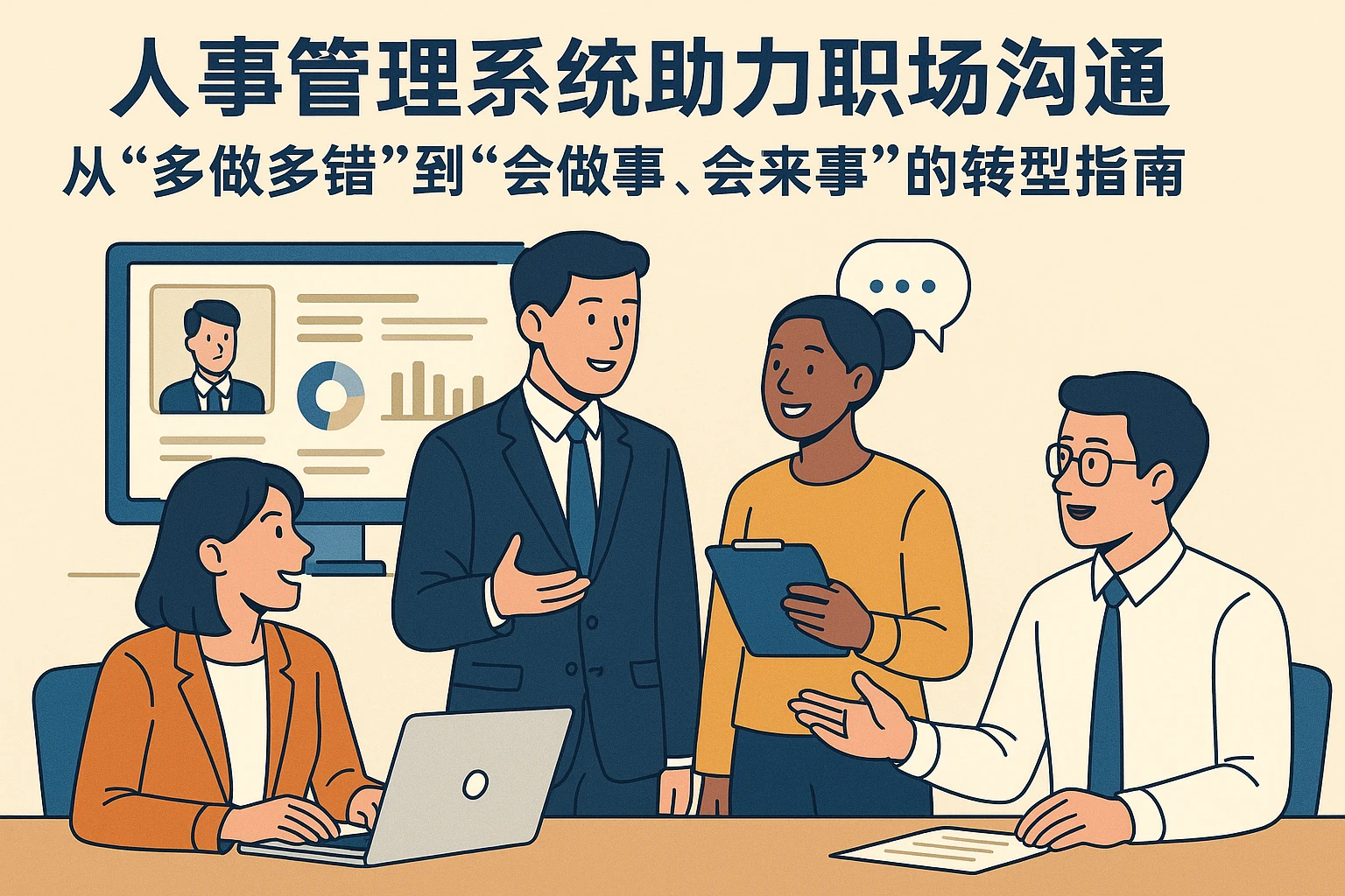 人事管理系统助力职场沟通：从“多做多错”到“会做事、会来事”的转型指南