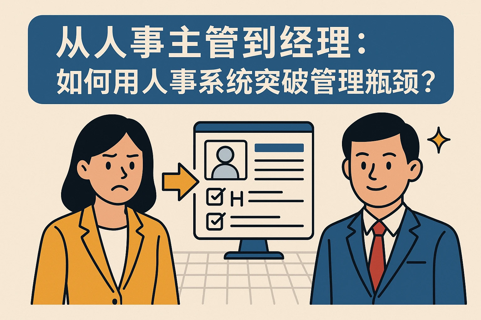 从人事主管到经理：如何用人事系统突破管理瓶颈？