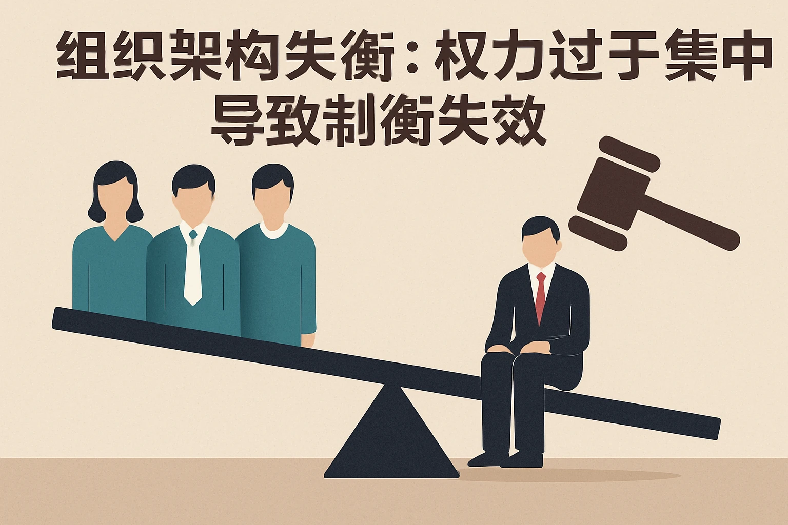 2. 组织架构失衡：权力过于集中导致制衡失效