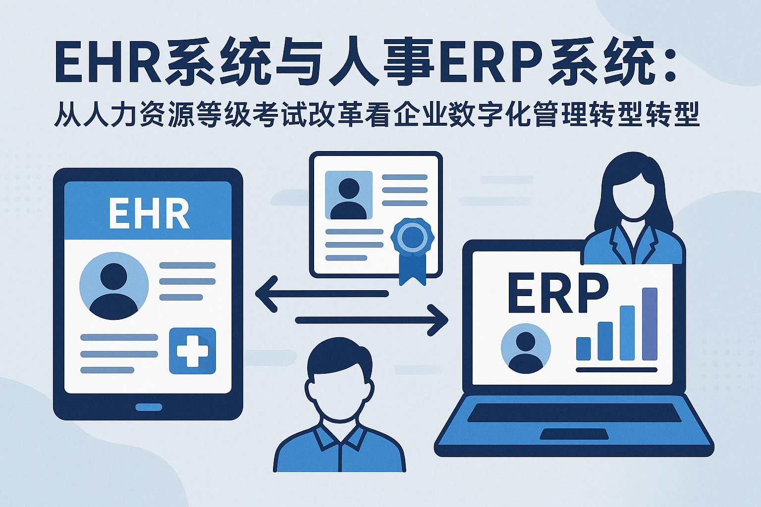EHR系统与人事ERP系统：从人力资源等级考试改革看企业数字化管理转型