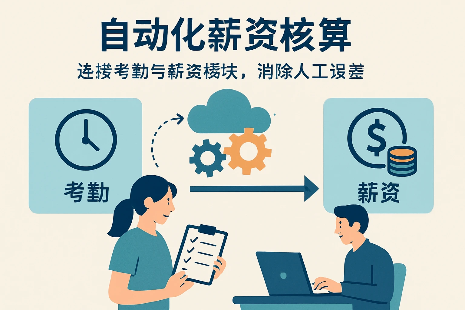 （二）自动化薪资核算：连接考勤与薪资模块，消除人工误差