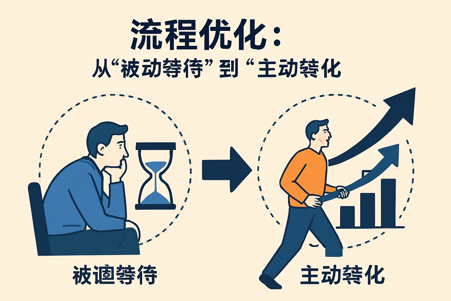 2. 流程优化：从“被动等待”到“主动转化”