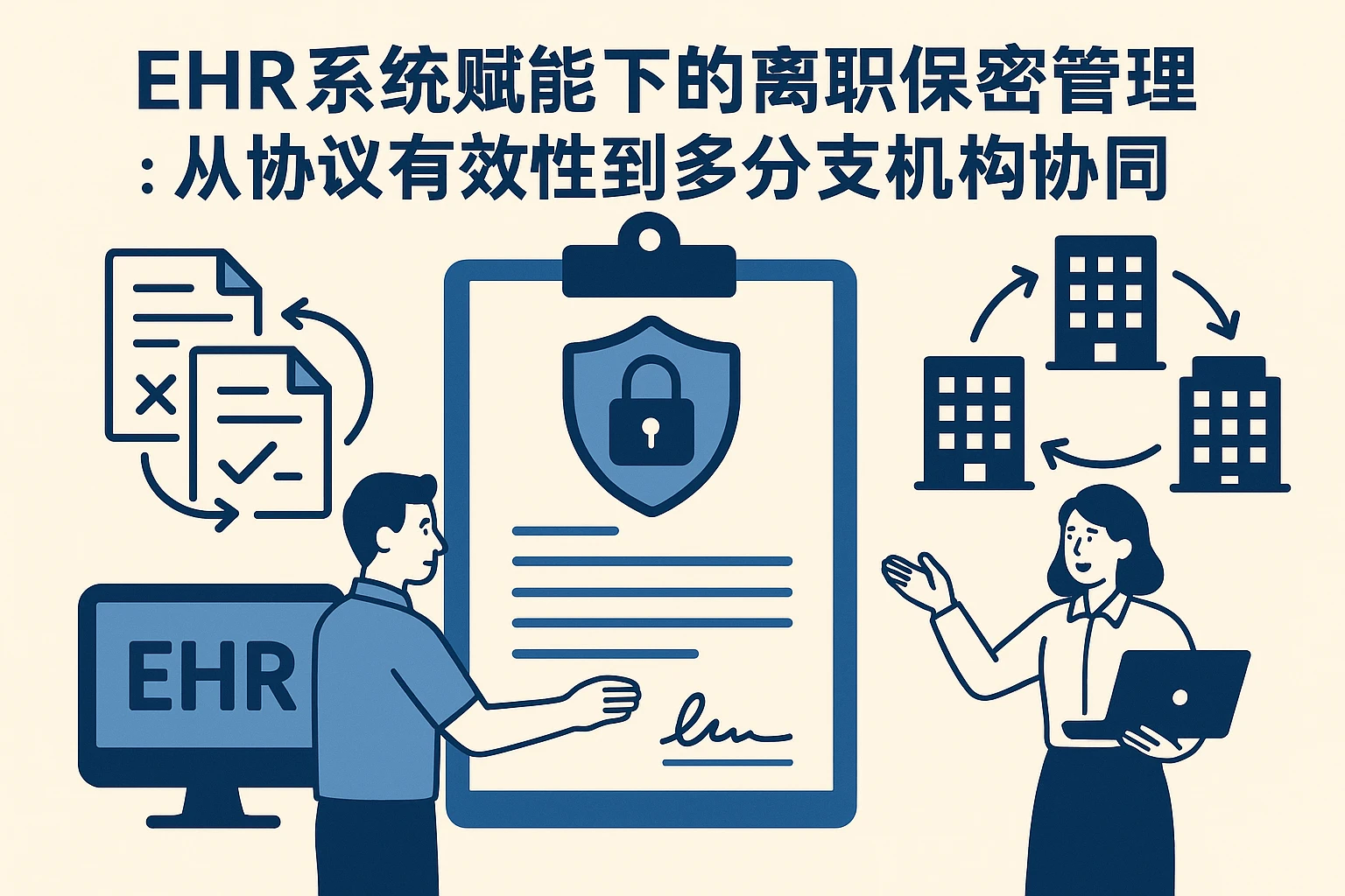 EHR系统赋能下的离职保密管理：从协议有效性到多分支机构协同