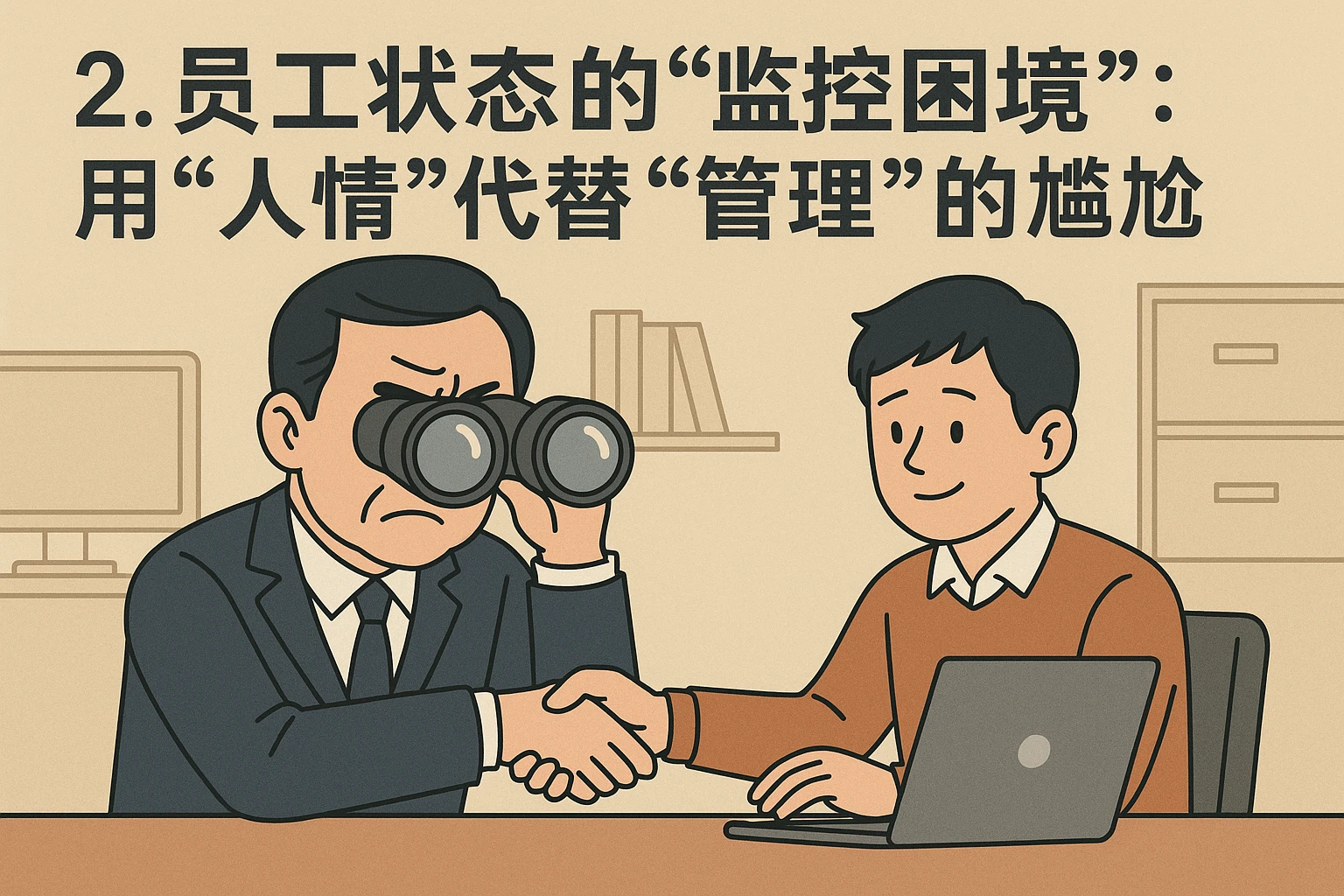 2. 员工状态的“监控困境”：用“人情”代替“管理”的尴尬